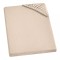Husa de pat din tricot cu elastic, Tim, Crem, 160 x 200 cm