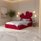 Pat Tapitat Corina Rosu Catifea Premium Ofertă limitată