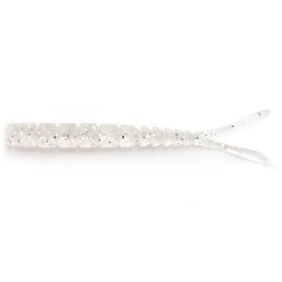Grub Mustad Aji Micro Pilo, Clear Rainbow Glitter, 5cm, 15buc/pac foto