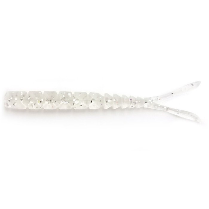 Grub Mustad Aji Micro Pilo, Clear Rainbow Glitter, 5cm, 15buc/pac
