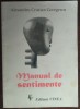 ALEXANDRU CRISTIAN GEORGESCU: MANUAL DE SENTIMENTE (VERSURI/VOLUM DE DEBUT/1995)