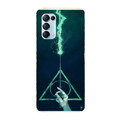Husa compatibila cu Oppo A55, Viceversa, model Deathly Hallows Harry Potter, Silicon, TPU foto