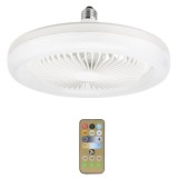 Plafoniera LED, Sumker, Cu ventilator incorporat si telecomanda, 36W