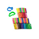 Plastilina si forme, 36 culori Neon, set 38 piese, ATU-084838, Oem