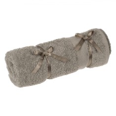 Prosop Baie, Bumbac, Taupe, 150x100cm, GSM 450