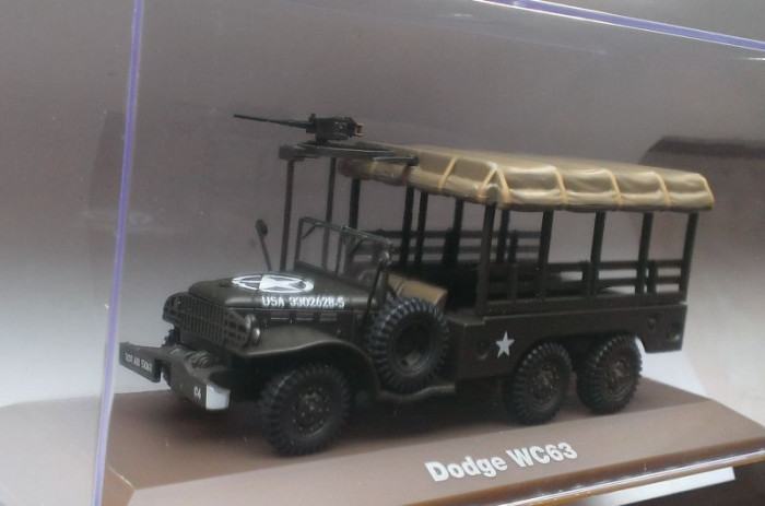 Macheta Dodge WC63 - Camioane militare Atlas 1/43 (camion WWII)