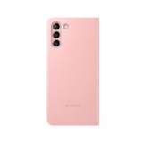 Husa Originalal Samsung Galaxy S21 Plus Smart LED View Cover Pink