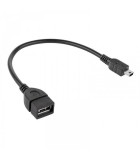 Cablu adaptor pentru casa de marcat fiscala cu functie OTG mini USB tata - USB mama 15cm Conecto