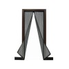 Plasa Usa Anti-Insecte cu Magneti 210x100 cm, Neagra - Tantari, Muste, Usor de Montat, Inchidere Automata, GartenVIP DiyLine