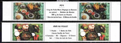 POLINEZIA FRANCEZA 1987, Gastronomie, Fructe, serie neuzata, MNH foto