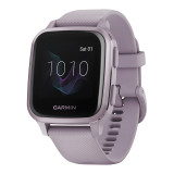 Cumpara ieftin Ceas smartwatch Venu Sq Garmin, 260 x 260, 1.3 inch, afisaj LCD, GPS, Bluetooth, 5 ATM, Android, iOS, aluminiu, Mov