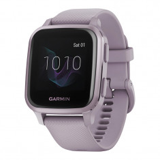 Ceas smartwatch Venu Sq Garmin, 260 x 260, 1.3 inch, afisaj LCD, GPS, Bluetooth, 5 ATM, Android, iOS, aluminiu, Mov foto