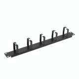 Cumpara ieftin Organizator metalic cabluri, 1U, 5 inele - ASYTECH Networking ASY-CM-1U5RM