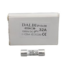 Siguranta Fuzibila 32A / 1000V DC din Ceramica - &Oslash;10x38mm - 10Buc/Set