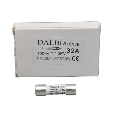 Siguranta Fuzibila 32A / 1000V DC din Ceramica - &amp;Oslash;10x38mm - 10Buc/Set foto