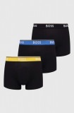 BOSS boxeri 3-pack barbati, culoarea negru