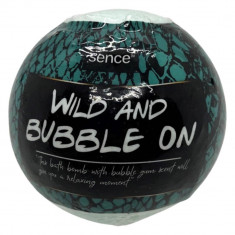 Bomba de baie efervescenta sence beauty wild and bubble on - 120g bubble gum