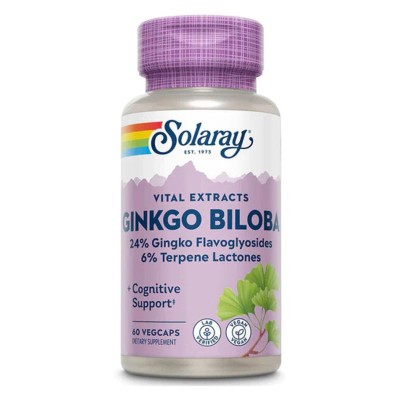 Ginkgo Biloba 60cps Solaray Secom foto