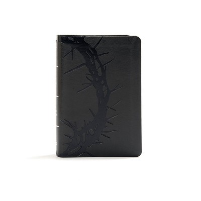 KJV Large Print Compact Reference Bible, Charcoal Leathertouch foto