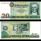 GERMANIA DE EST RDG DDR █ bancnota █ 20 Mark █ 1975 █ P-29b █ UNC █ necirculata