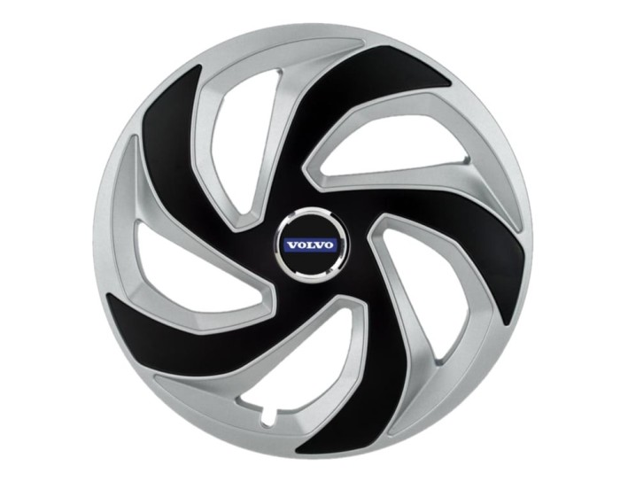 Set 4 capace roti Lama dual crom R16 pentru gama auto Volvo