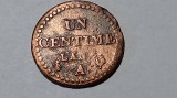 MONEDA 1 CENTIME FRANTA 1796 - 1800 - PRIMII ANI DUPA REVOLUTIA FRANCEZA, Europa