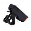 Lampa far inteligent solar cu claxon detasabil pentru bicicleta / trotineta, multifunctional, functie incarcare telefon, negru, Regal Trade, Oem