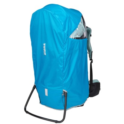 Husa de protectie ploaie pentru rucsacuri transport copii, Thule, Sapling Child Carrier, Albastru deschis foto