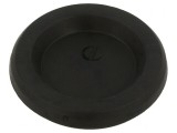 Manșon cu cap ad&acirc;ncit negru pentru cabluri 1-29mm, &Oslash; montare 40,2mm