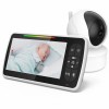 Baby Monitor WiFi UltraHD 1080p, Detectie sunet, LCD TFT 5&rdquo; Color, WIFI FHSS GHz, Zoom 2X, 4000mAh