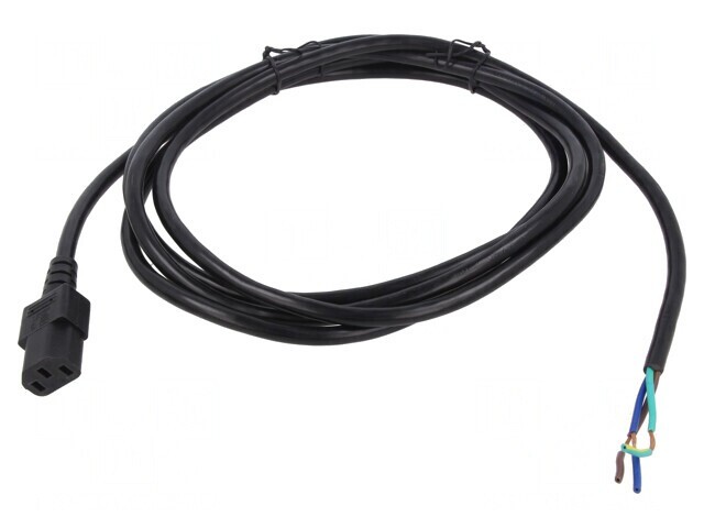 Cablu Alimentare IEC C13 3m 10A Negru