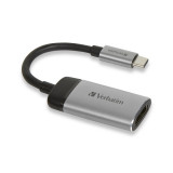 Adaptor USB-C la HDMI, Verbatim, 4K