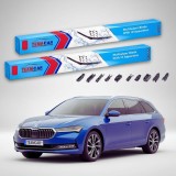 Cumpara ieftin Ștergătoare Skoda Superb NZ5 Combi 2023-prezent | Set Față Flat &ndash; TeamCar&reg;