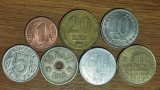 Romania - set 7 monede diferite 1906-2019 - 1 leu 5 10 20 1000 lei + 10 50 bani - impecabile !