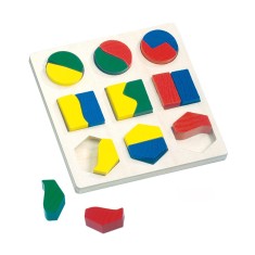 Puzzle cu forme geometrice - Bino foto
