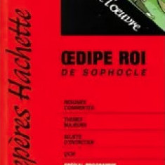 Oedipe roi Oedip rege / Sophocle Sofocle studiu literar (in franceza)