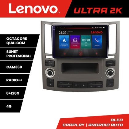 Navigatie Infiniti FX45 2007-2009 Octacore, 8 Gb RAM, 128 Gb Hdd, 4G, Qled 2K, DSP, Carplay AA, 360,Bluetooth CarStore Technology
