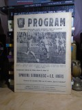 PROGRAM MECI FOTBAL : SPORTUL STUDENTESC - F.C. ARGES , 26 NOIEMBRIE , 1989