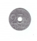 Moneda 25 bani 1921, uzata, stare acceptabila, curata, Aluminiu