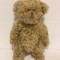 Ursulet vintage mohair, ochi de sticla, articulat, artist made, 33cm, colectie