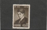 ROMANIA 1957 LP 446 80 ANI DE LA NASTEREA LUI ADY ENDRE MNH NESTAMPILATA
