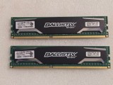 Kit memorie RAM Ballistix Sport 8GB (2 x 4GB) DDR3 1600 (PC3 12800) BLS4G3D1609DS1S00