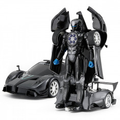 Masinuta cu telecomanda Rastar Pagani Transformable, Negru, 1:14