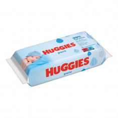 HUGGIES Servetele umede Pure, 56 bucati