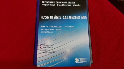 program Oltchim Rm. valcea - ZRK Buducnost foto