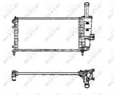 Radiator apa racire motor FIAT PUNTO 1.2 intre 1999-2010 foto