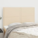 Cumpara ieftin Tăblii de pat, 4 buc, crem, 72x5x78/88 cm, textil
