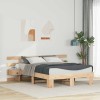 VidaXL Cadru de pat cu sertar Maro 135 x 190 cm 3385697