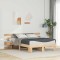 vidaXL Cadru de pat cu sertar Maro 135 x 190 cm 3385697