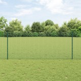 VidaXL Set de Gard Set de 2 Verde Oțel Mediu Durabil